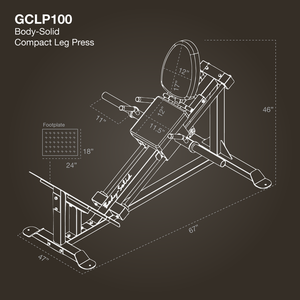 Body Solid Compact Leg Press