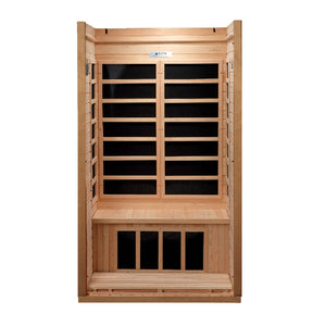 Golden Designs Geneva Elite 1-2-person PureTech™ Near Zero EMF Infrared Sauna