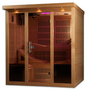 Golden Designs Monaco 6-person PureTech™ Near Zero EMF Infrared Sauna