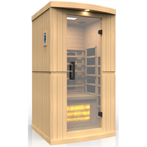 Golden Designs 1-2-Person Full Spectrum PureTech™ Near Zero EMF Infrared Sauna