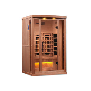 Golden Designs 2-Person Full Spectrum PureTech™ Near Zero EMF Infrared Sauna