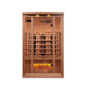 Golden Designs 2-Person Full Spectrum PureTech™ Near Zero EMF Infrared Sauna