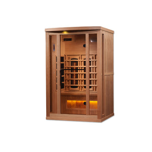 Golden Designs 2-Person Full Spectrum PureTech™ Near Zero EMF Infrared Sauna