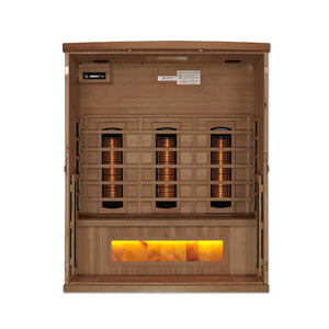 Golden Designs 3-Person Full Spectrum PureTech™ Near Zero EMF FAR Infrared Sauna