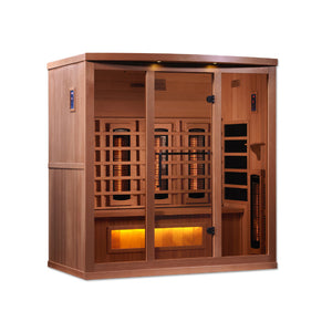 Golden Designs 4-Person Full Spectrum PureTech™ Near Zero EMF Infrared Sauna