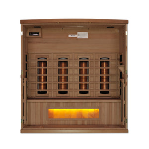 Golden Designs 4-Person Full Spectrum PureTech™ Near Zero EMF Infrared Sauna