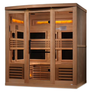 Golden Designs 6-Person Full Spectrum PureTech™ Near Zero EMF Infrared Sauna