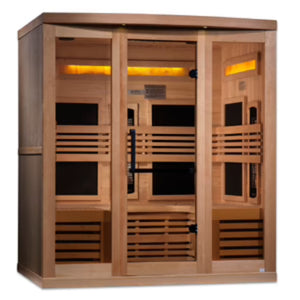 Golden Designs 6-Person Full Spectrum PureTech™ Near Zero EMF Infrared Sauna