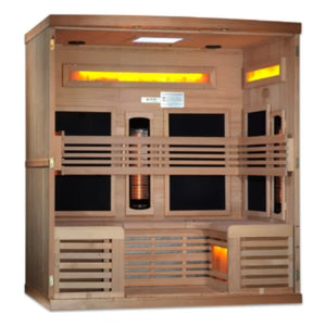 Golden Designs 6-Person Full Spectrum PureTech™ Near Zero EMF Infrared Sauna