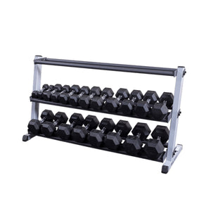 Body Solid 2 Tier Horizontal Dumbell Rack