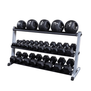 Body Solid 2 Tier Horizontal Dumbell Rack