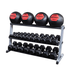 Body Solid 2 Tier Horizontal Dumbell Rack