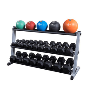 Body Solid 2 Tier Horizontal Dumbell Rack