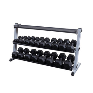 Body Solid 2 Tier Horizontal Dumbell Rack