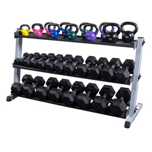 Body Solid 2 Tier Horizontal Dumbell Rack