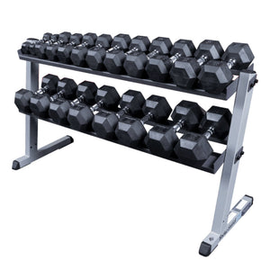 Body Solid 2 Tier Horizontal Dumbell Rack