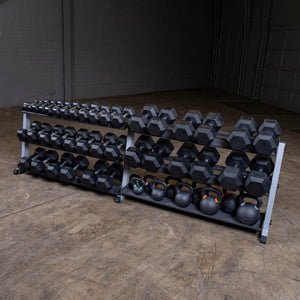 Body Solid 2 Tier Horizontal Dumbell Rack