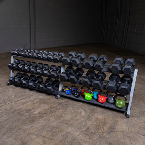 Body Solid 2 Tier Horizontal Dumbell Rack