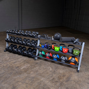 Body Solid 2 Tier Horizontal Dumbell Rack