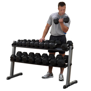 Body Solid 2 Tier Horizontal Dumbell Rack