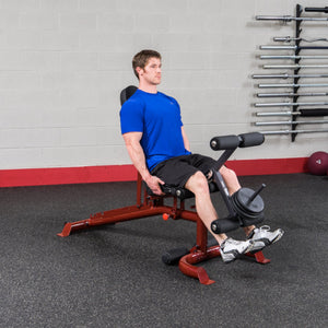 Body Solid Flat/Incline/Decline Bench, Red Frame