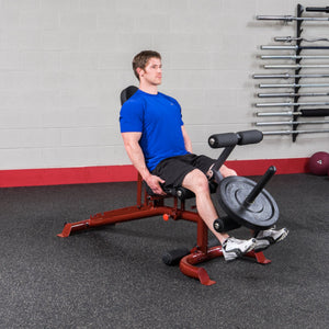 Body Solid Flat/Incline/Decline Bench, Red Frame