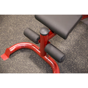 Body Solid Flat/Incline/Decline Bench, Red Frame