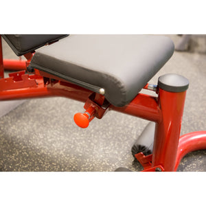 Body Solid Flat/Incline/Decline Bench, Red Frame