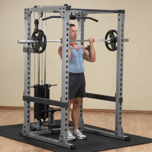 Body Solid Power Rack Package, GPR378, GLA378, SP200, DR378, GFID31, GPCA1, GLDA1