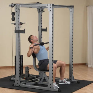 Body Solid Power Rack Package, GPR378, GLA378, SP200, DR378, GFID31, GPCA1, GLDA1