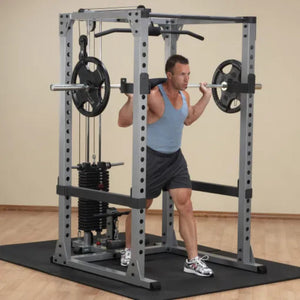 Body Solid Power Rack Package, GPR378, GLA378, SP200, DR378, GFID31, GPCA1, GLDA1