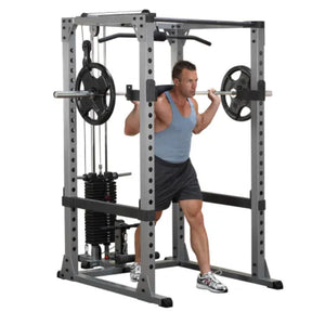 Body Solid Power Rack Package, GPR378, GLA378, SP200, DR378, GFID31, GPCA1, GLDA1