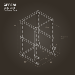 Body Solid Power Rack, GPR378