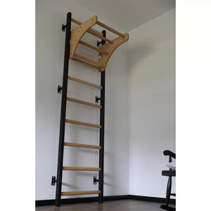 Wall bars BenchK 711B with wooden pull up bar