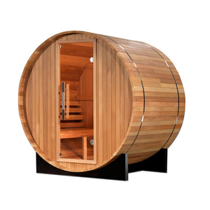 Golden Designs Gothenberg Edition 2 Person Traditional Barrel Steam Sauna