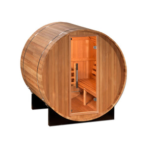 Golden Designs Gothenberg Edition 2 Person Traditional Barrel Steam Sauna