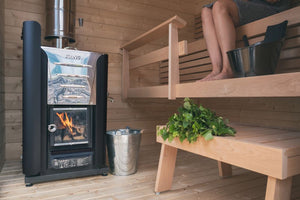 Harvia Pro Series 24.1kW Sauna Wood Stove with Water Tank