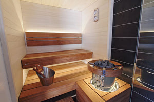 Harvia Cilindro Half Series 9kW Stainless Steel Sauna Heater at 240V 1PH