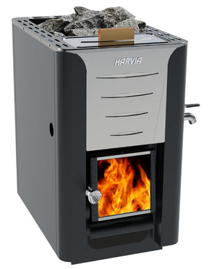 Harvia Pro Series 24.1kW Sauna Wood Stove with Water Tank