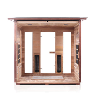 Enlighten Sauna RUSTIC 5-Person Full Spectrum Infrared Sauna