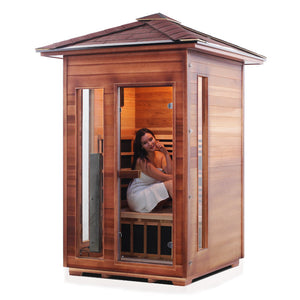 Enlighten Sauna RUSTIC 2-Person Full Spectrum Infrared Sauna