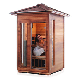 Enlighten Sauna DIAMOND 2-Person Infrared/Traditional Sauna