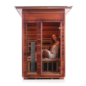 Enlighten Sauna RUSTIC 2-Person Full Spectrum Infrared Sauna