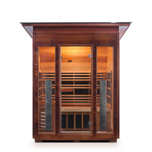 Enlighten Sauna DIAMOND 3-Person Infrared/Traditional Sauna