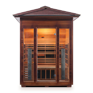 Enlighten Sauna DIAMOND 3-Person Infrared/Traditional Sauna