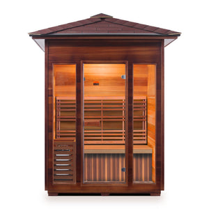 Enlighten Sauna SunRise 3-Person Dry Traditional Sauna