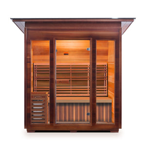 Enlighten Sauna SunRise 4-Person Dry Traditional Sauna