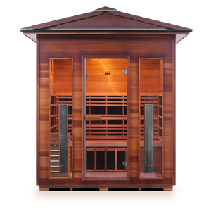 Enlighten Sauna DIAMOND 4-Person Infrared/Traditional Sauna