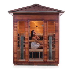 Enlighten Sauna RUSTIC 4-Person Full Spectrum Infrared Sauna