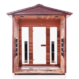 Enlighten Sauna RUSTIC 4-Person Full Spectrum Infrared Sauna